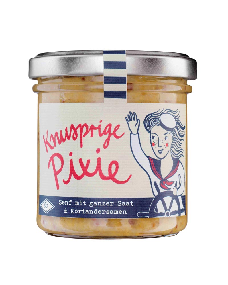 Senf Pauli Knusprige Pixie: Senf mit ganzer Saat & Zitrusnote