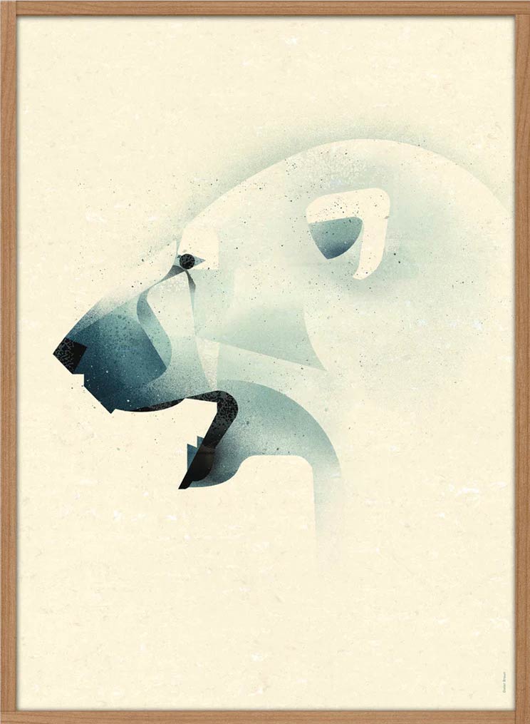 Polar Bear Poster (50 x 70 cm)