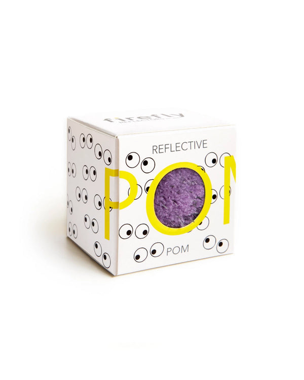 Reflektierender Pom-Pom-Ball Flieder