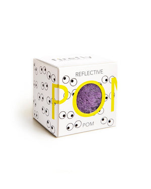 Reflektierender Pom-Pom-Ball Rosé