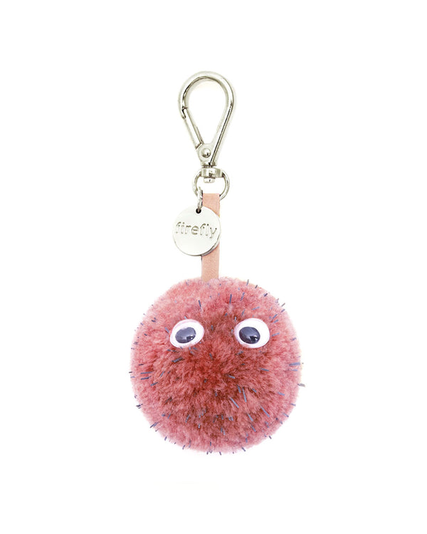 Reflektierender Pom-Pom-Ball Rosé