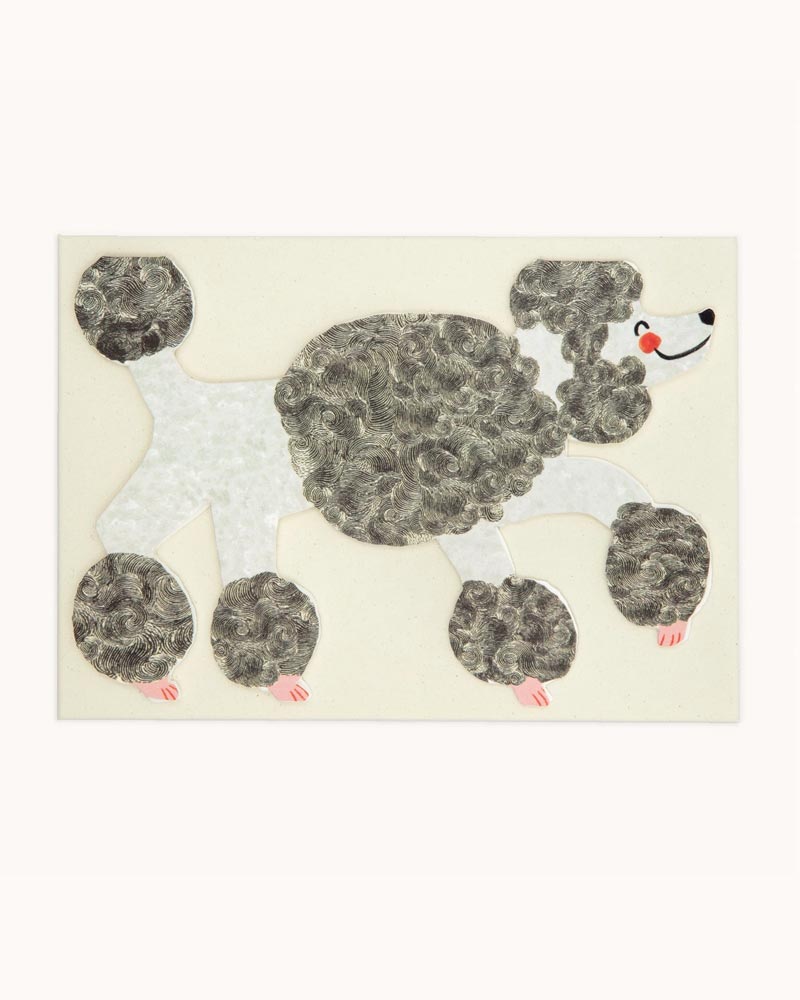 Hadley - The Poodle Klappkarte