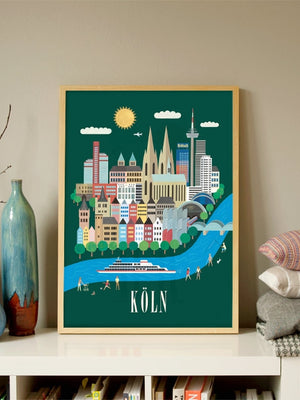 Köln Poster (50 x 70 cm)