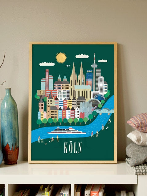 Köln Poster (50 x 70 cm)