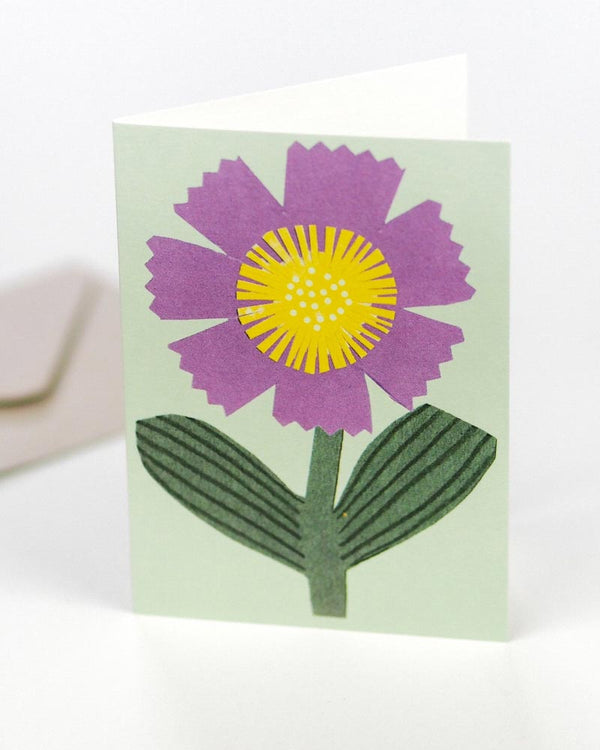 Hadley - Little Purple Flower Klappkarte