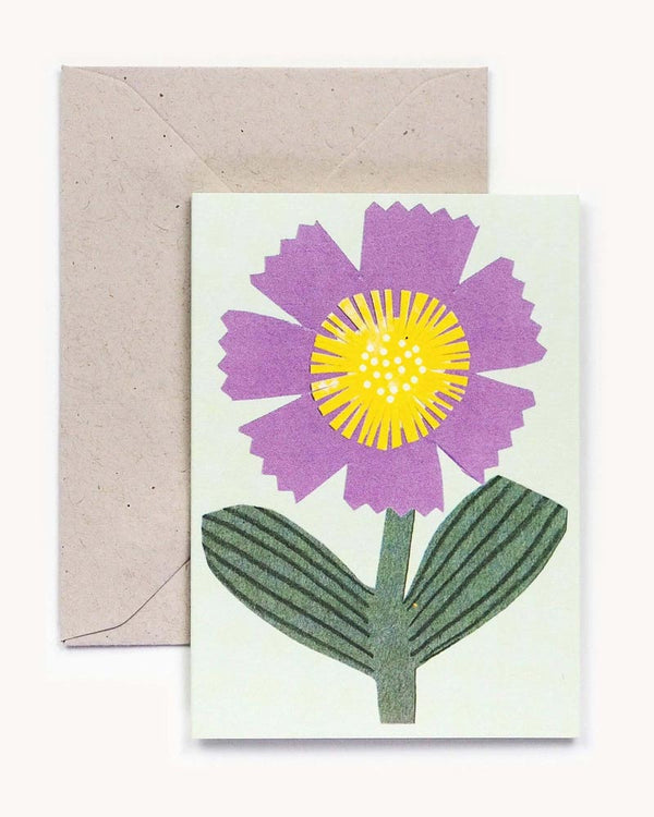 Hadley - Little Purple Flower Klappkarte
