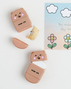 Radiergummi mit Anspitzer Bär