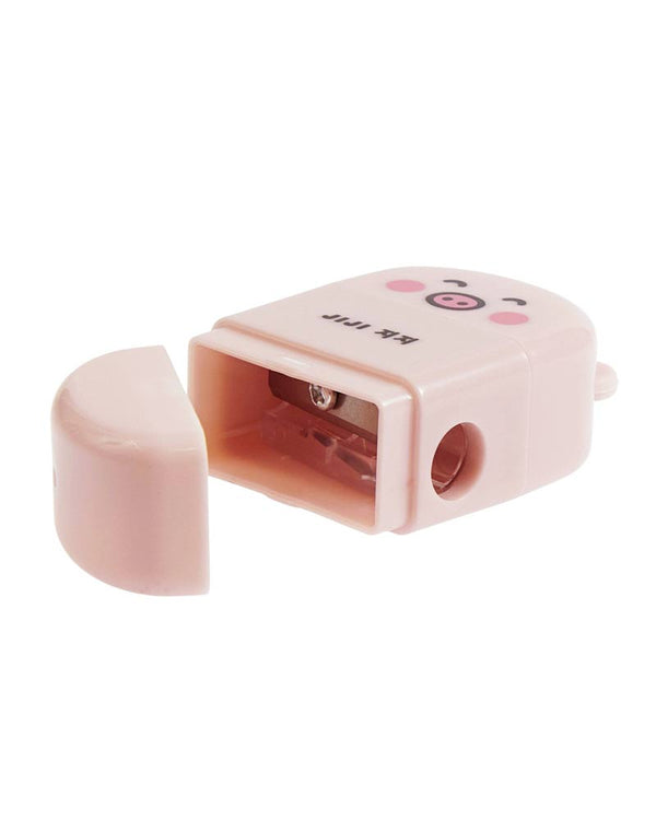 Radiergummi mit Anspitzer Schwein