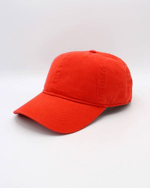 Cap aus 100% Baumwolle Rot