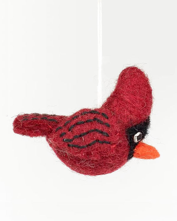 Red Cardinal Weihnachtsbaumanhänger