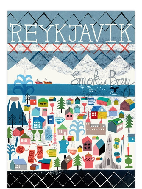 Reykjavik Poster (50x70cm)