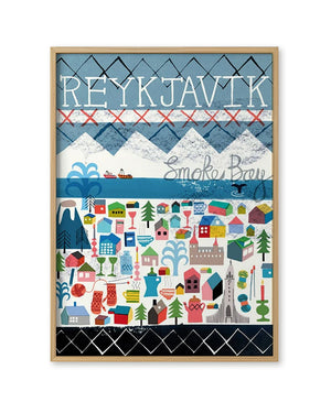 Reykjavik Poster (50x70cm)