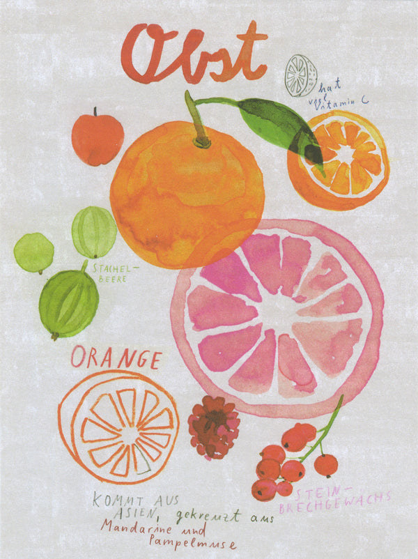 Obst Print (Din A3)