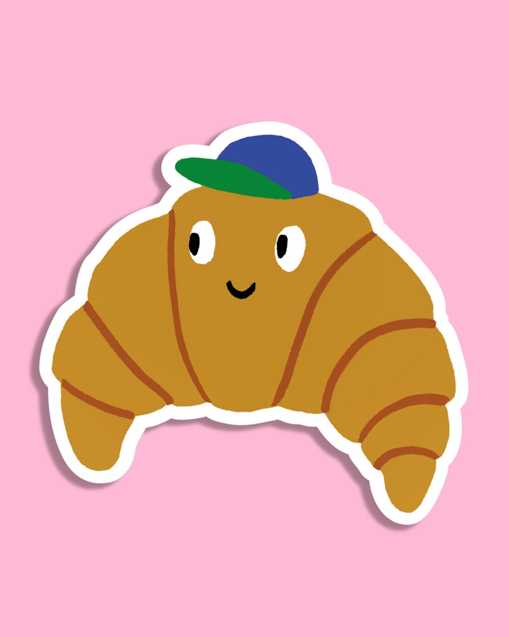 Rumble Cards Croissant Sticker