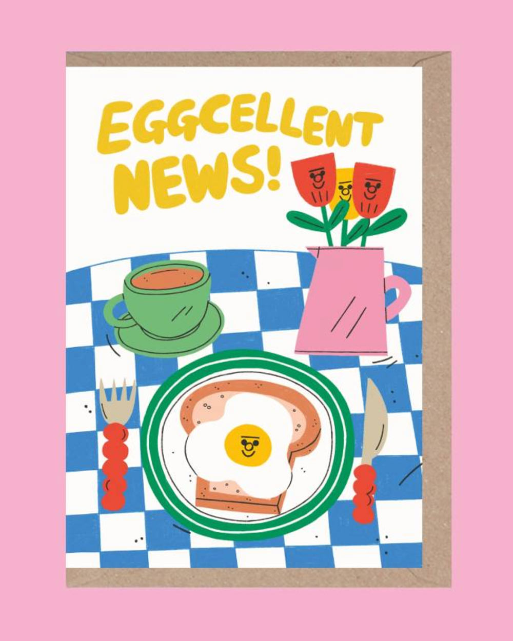 Eggcellent News! Klappkarte