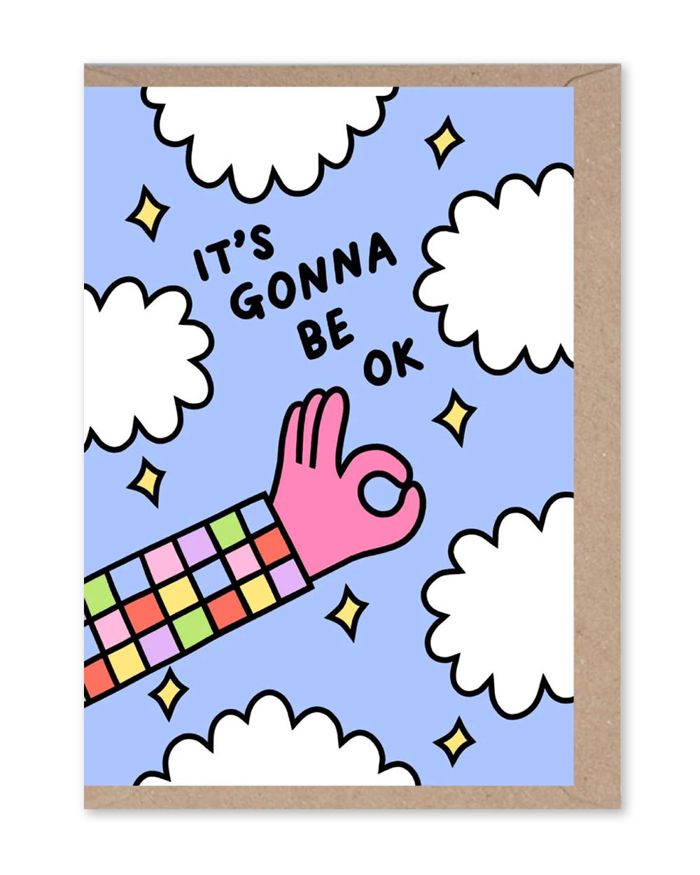 It´s Gonna Be Ok - Cute Klappkarte