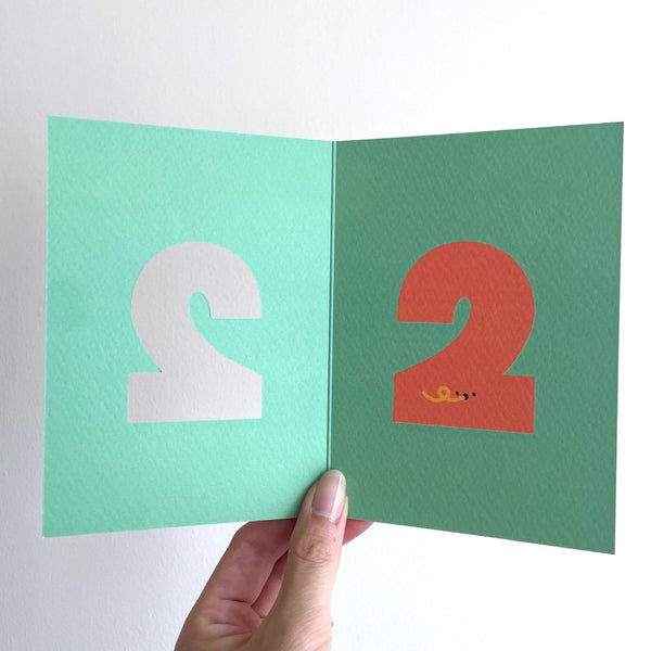 Rumble Cards Happy Birthday 2 Die Cut Klappkarte