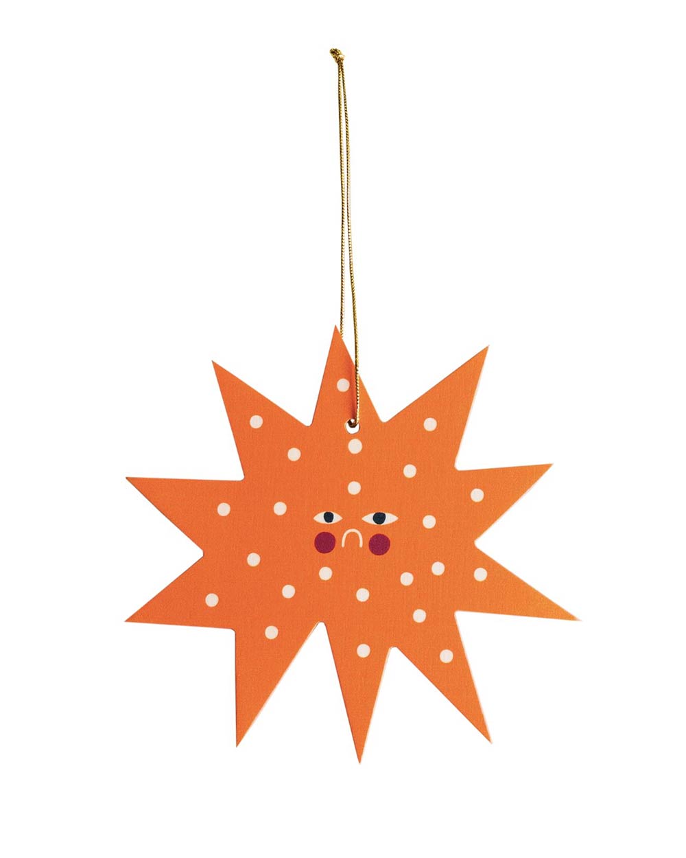 Hölzerner Weihnachtsbaum-Anhänger Stern