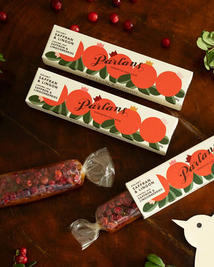 Karamellriegel Safran & Preiselbeeren (38g)