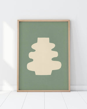 Bronwyn Baker - Organic Sage Vase Poster (30x40cm)