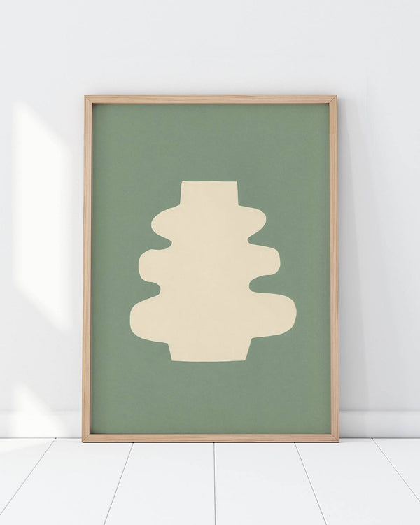 Bronwyn Baker - Organic Sage Vase Poster (30x40cm)