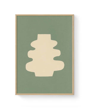 Bronwyn Baker - Organic Sage Vase Poster (30x40cm)