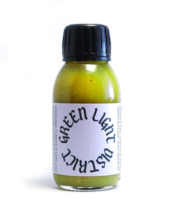 Salsa Verde "Green Light District" - Eingelegte Jalapeños, Apfel und Fenchel