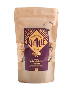 Popcorn Weiße Schokolade Salzbrezel