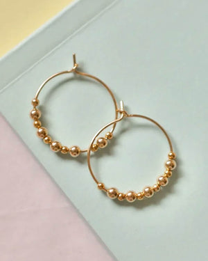 San San - Bubbles Creolen 14k Gold Filled