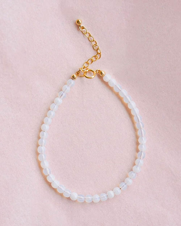 San San - Sugar Armband aus Glasperlen - Lemon Sorbet