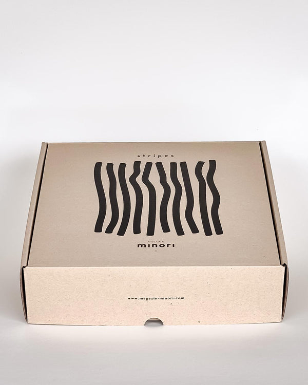 Schale Stripes Gross Tramonto Red