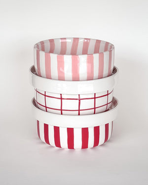 Schale Stripes Incanto Rose