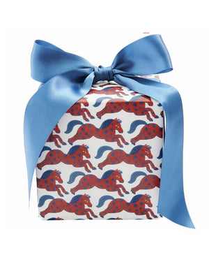 Seidenpapier Midsommar Pferde Rot