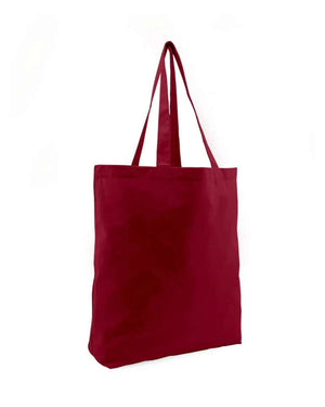 Burgundy Shopper aus schwerer Baumwolle