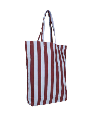 Shopper Streifen Sky-Fig