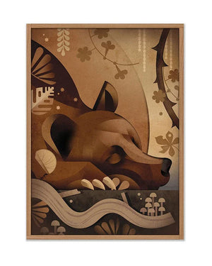 Sleeping Bear (50x70cm)