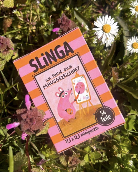 Mausgezeichnet Mini-Puzzle - Slinga Illustration