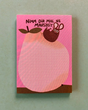 Nimm dir mal ne Mauszeit Block - Slinga Illustration
