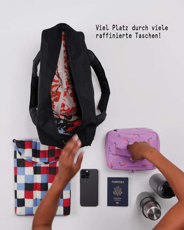 Baggu Small Cloud Bag Carry-On Leopard