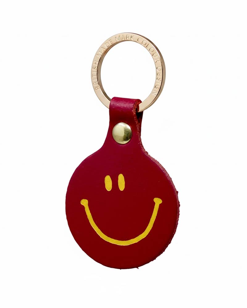 Feeling Lush Smiley Schlüsselanhänger Magenta