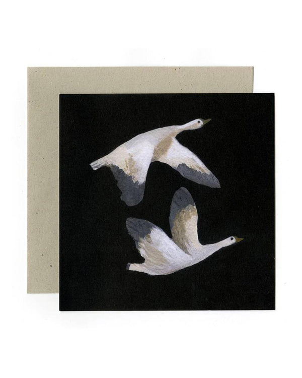 Snow Geese Klappkarte