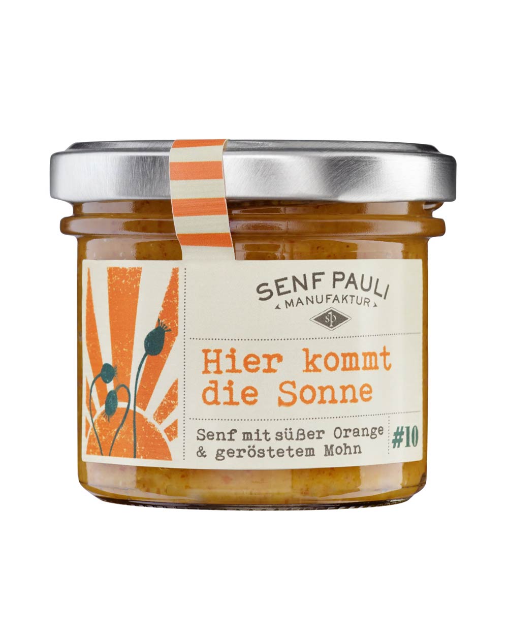 Hier kommt die Sonne: Senf mit süßer Orange & geröstetem Mohn