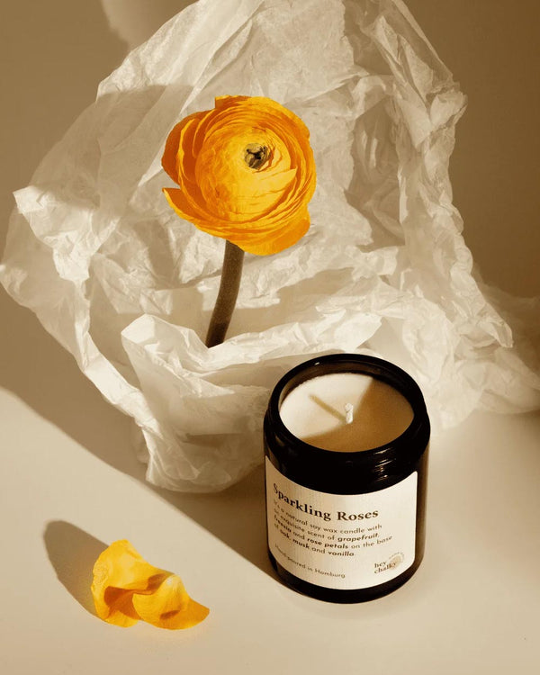 Hey Chalky - Sparkling Roses 100g Sojakerze