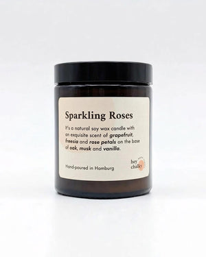 Hey Chalky - Sparkling Roses 100g Sojakerze