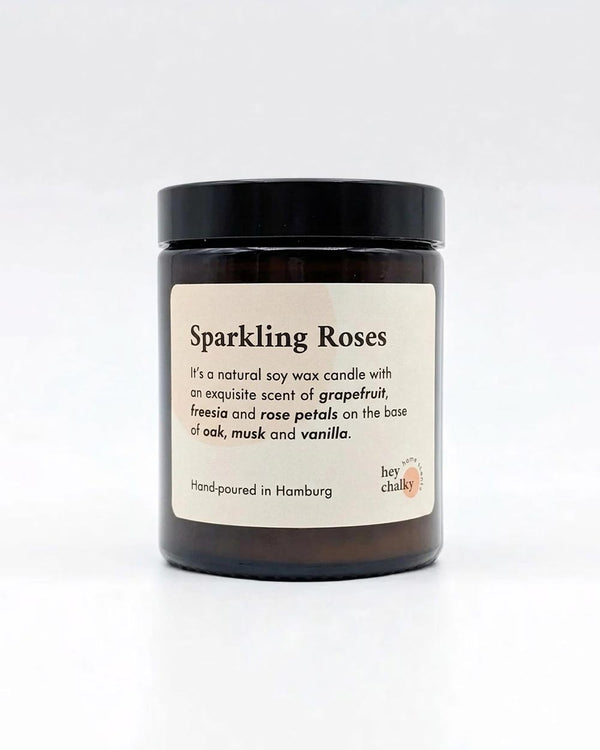 Hey Chalky - Sparkling Roses 100g Sojakerze