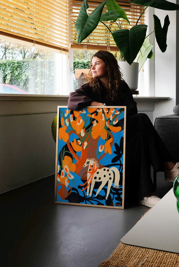 Spotted Horse Still Life Poster (50x70cm)