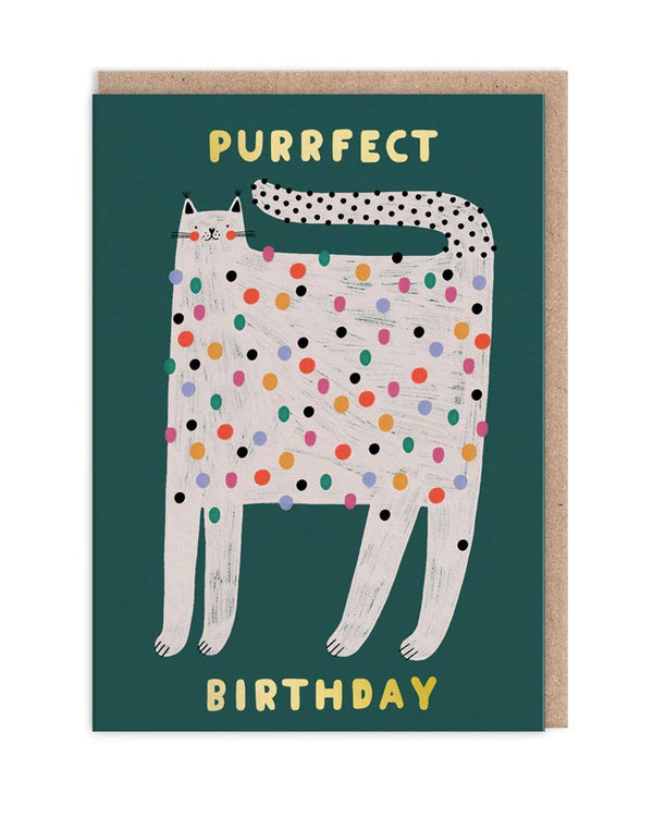 Ohh Deer Spotty Cat Happy Birthday Klappkarte