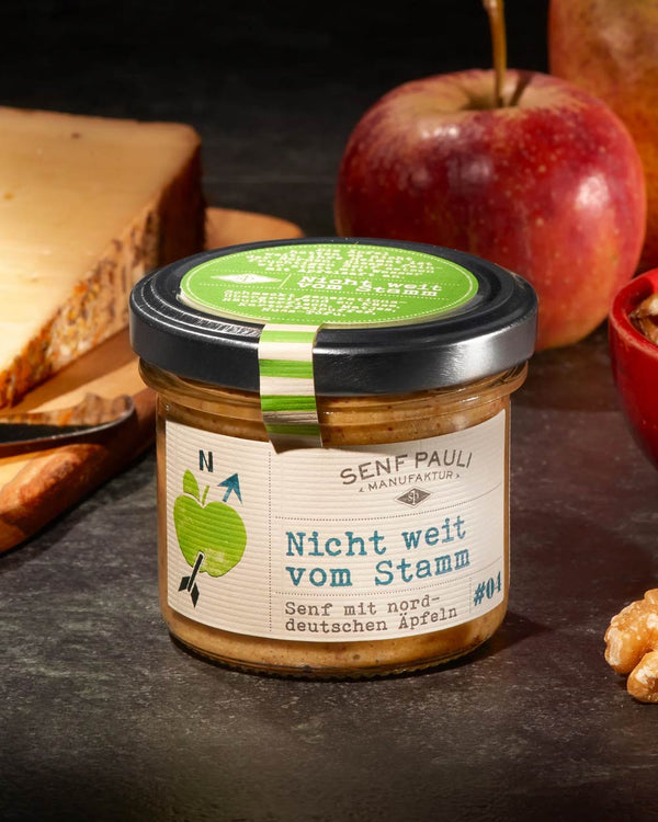 Nicht weit vom Stamm: Senf mit norddeutschen Äpfeln