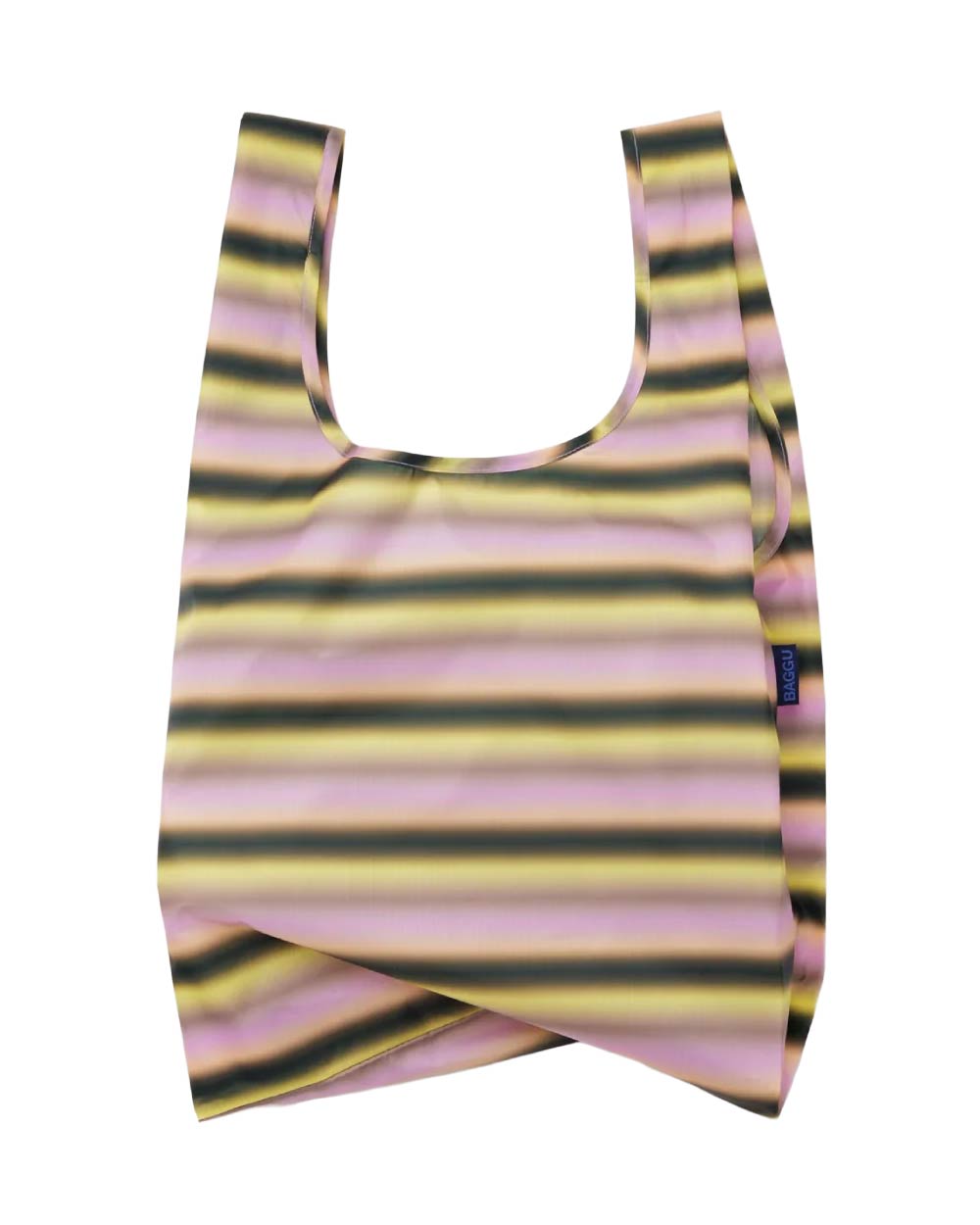 Standard Baggu Einkaufsbeutel Gradient Stripe Pink & Yellow