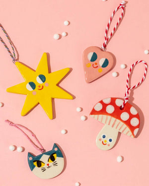 Keramikanhänger Big Shiny Star